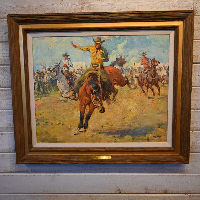 Bucking Bronco by Frank Hoffman