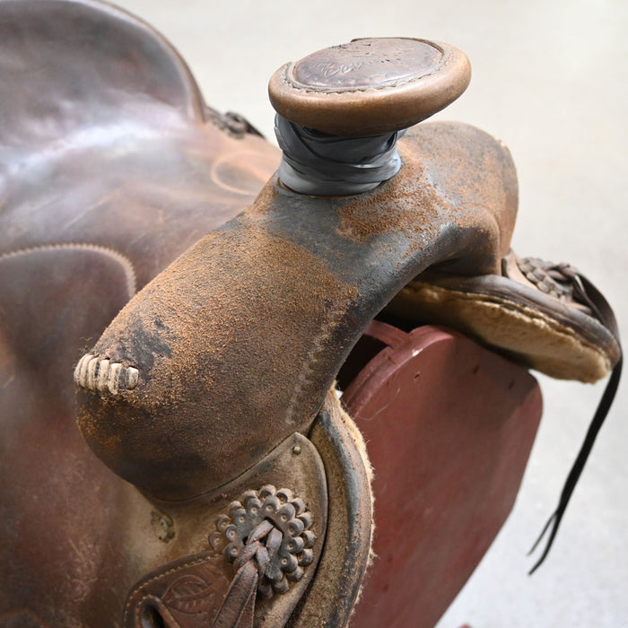 15.5" USED CRAIG LEWIS RANCH SADDLE Saddles - New Craig Lewis