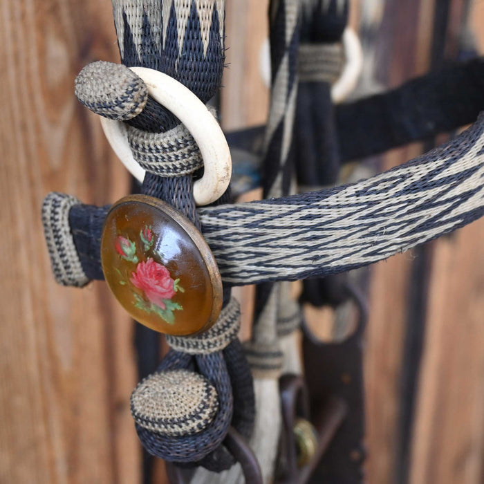Beautiful Prison Made in Deer Lodge MT. w/ Eagle Rosettes Bridle Rig Collectibles Deer Lodge Prison