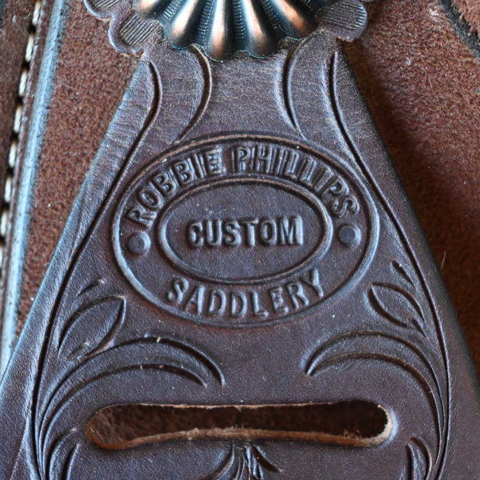 15" USED ROBBIE PHILLIPS BARREL SADDLE