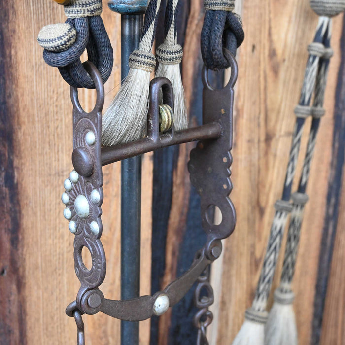 Beautiful Prison Made in Deer Lodge MT. w/ Eagle Rosettes Bridle Rig Collectibles Deer Lodge Prison