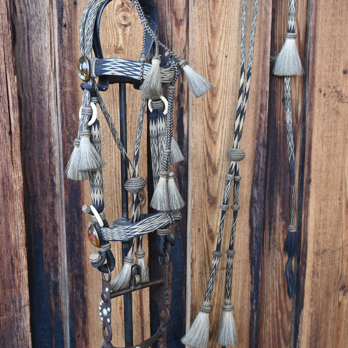 Beautiful Prison Made in Deer Lodge MT. w/ Eagle Rosettes Bridle Rig Collectibles Deer Lodge Prison
