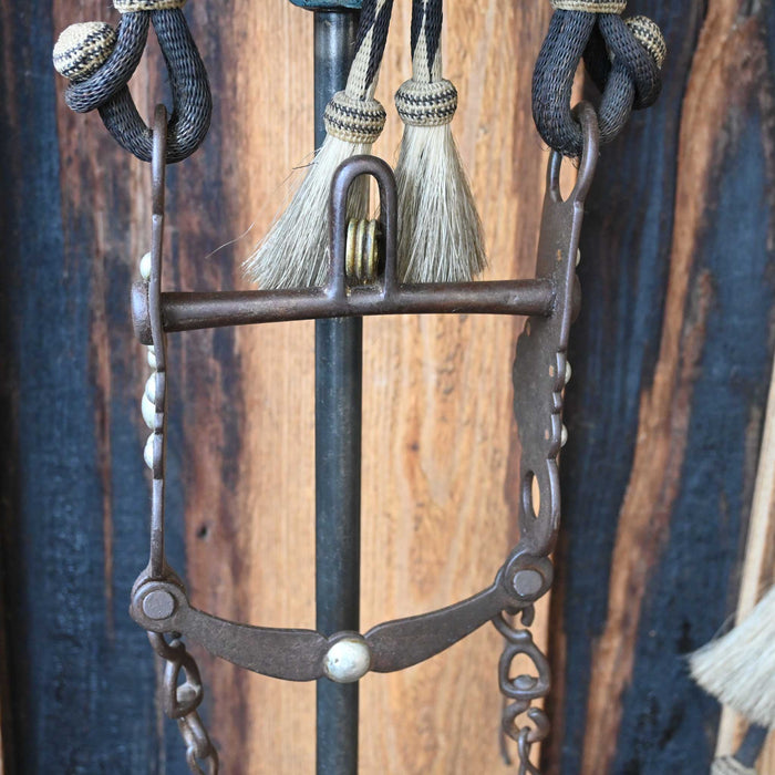 Beautiful Prison Made in Deer Lodge MT. w/ Eagle Rosettes Bridle Rig Collectibles Deer Lodge Prison