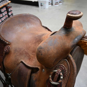 15" USED TESKEY'S RANCH SADDLE Saddles TESKEY'S SADDLERY LLC   