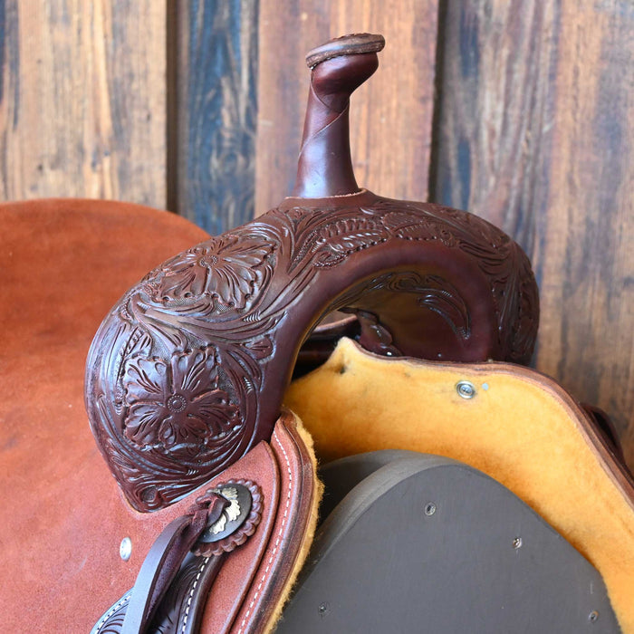 15.5" JEFF SMITH BUSTER WELCH CUTTING SADDLE