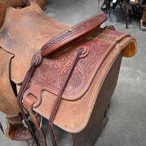 15" USED TESKEY'S RANCH SADDLE Saddles TESKEY'S SADDLERY LLC   