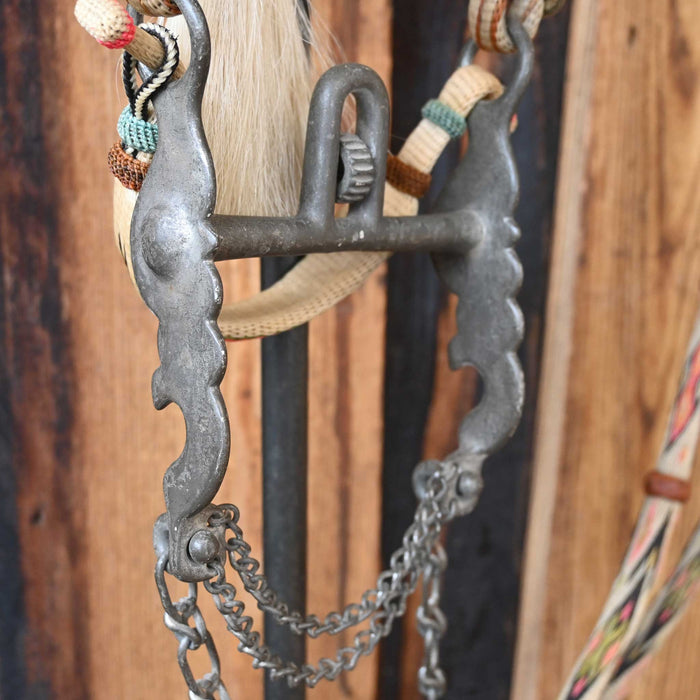 Stunning Prison Made in Deer Lodge MT. Mint Condition Horse Hair Bridle Rig Collectibles Deer Lodge Prison