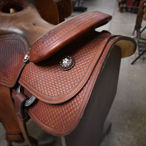 15" USED BRUCE CHEANEY REINING SADDLE