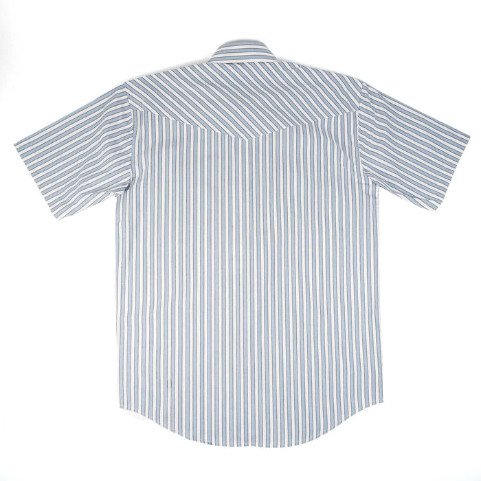 Panhandle Slim Men's Blue Stripe Pearl Snap Western Shirt MEN - Clothing - Shirts - Short Sleeve Panhandle