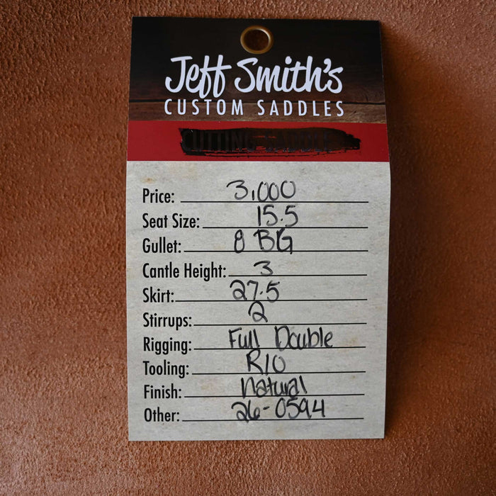 15.5" JEFF SMITH BEAU GALYEAN RANCH CUTTER SADDLE