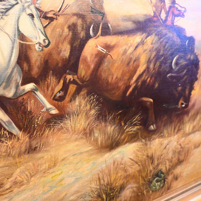 Buffalo Hunt by ADM Cooper (1893-1978)