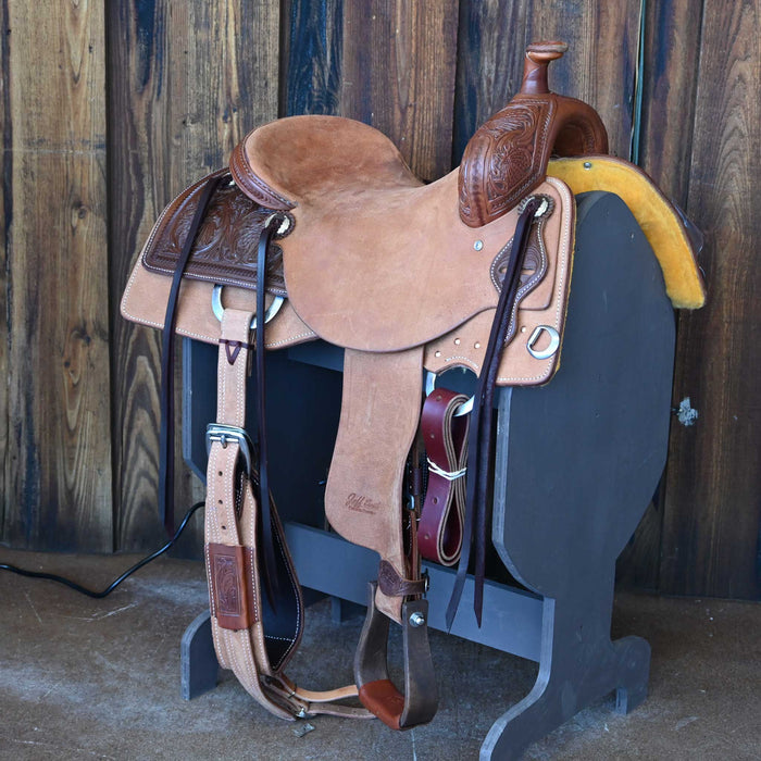 15.5" JEFF SMITH BUSTER WELCH RANCH CUTTER SADDLE
