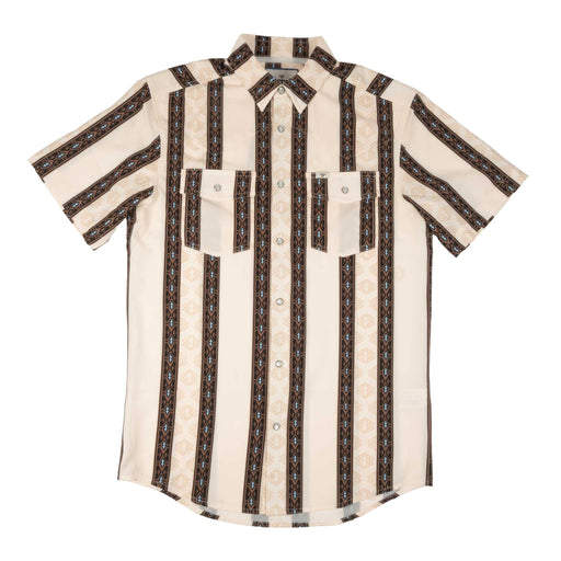 Ferrell Brand Ryder Cream Pearl Snap Shirt MEN - Clothing - Shirts - Short Sleeve Ferrell Brand