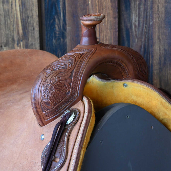 15.5" JEFF SMITH BUSTER WELCH RANCH CUTTER SADDLE