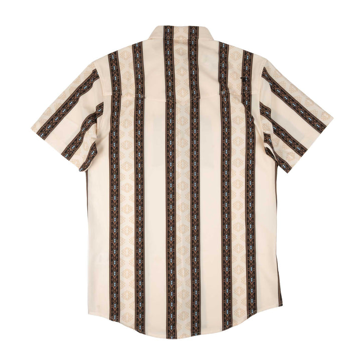 Ferrell Brand Ryder Cream Pearl Snap Shirt MEN - Clothing - Shirts - Short Sleeve Ferrell Brand