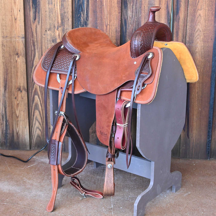 16.5" JEFF SMITH BUSTER WELCH RANCH CUTTER SADDLE