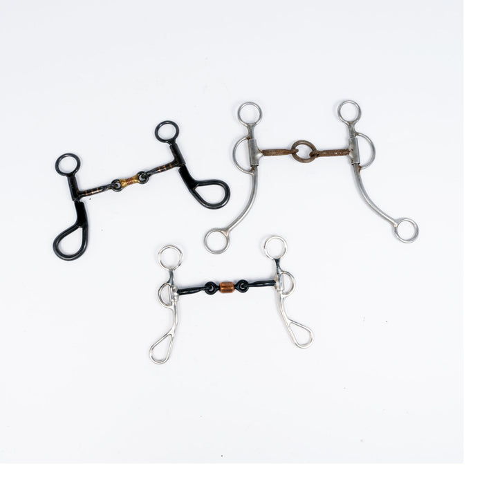 Used Assorted 3 Piece Mouth Bit Bundle Set of 3 Sale Barn Misc