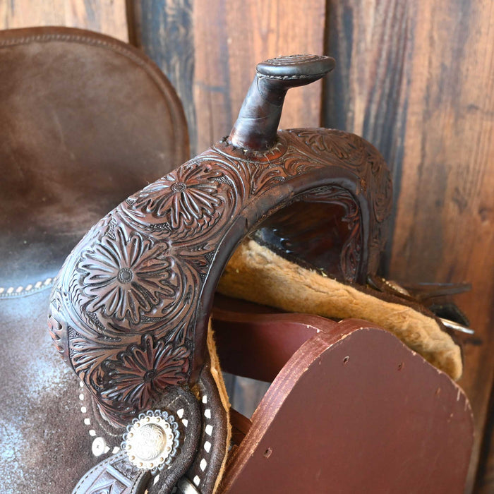 15" USED JOSH ANDREWS BARREL SADDLE