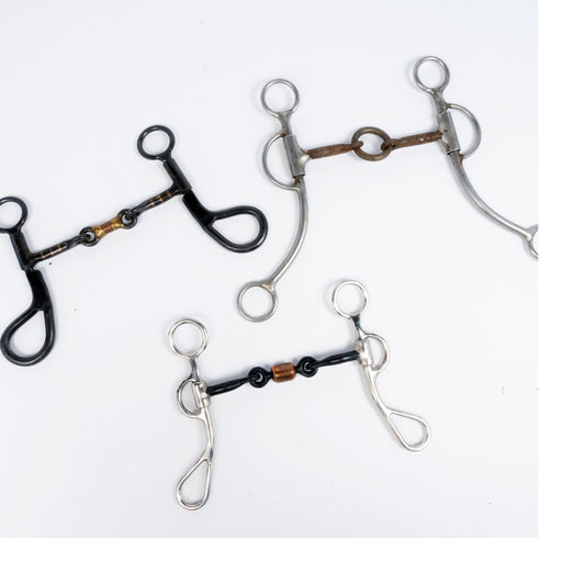 Used Assorted 3 Piece Mouth Bit Bundle Set of 3 Sale Barn Misc