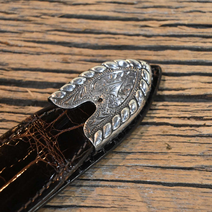 Early Keyston Bro's 4pc. Belt Buckle Set w/14k Gold
