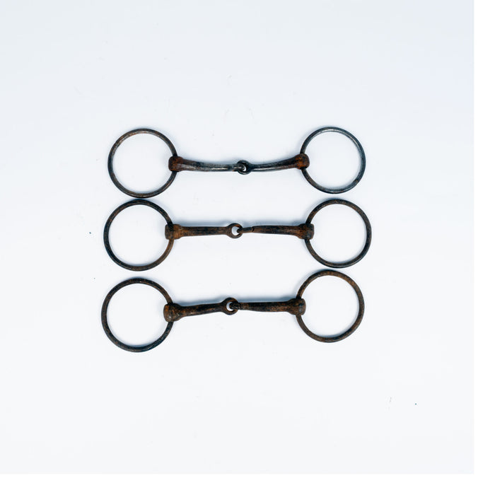 Used Assorted Snaffle Bit Bundle Set of 3 Sale Barn Misc