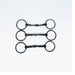 Used Assorted Snaffle Bit Bundle Set of 3 Sale Barn Misc