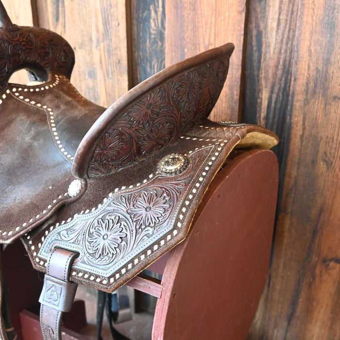 15" USED JOSH ANDREWS BARREL SADDLE
