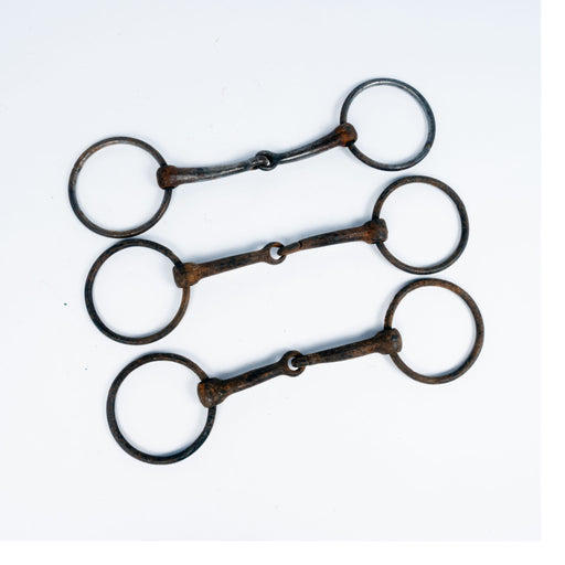 Used Assorted Snaffle Bit Bundle Set of 3 Sale Barn Misc