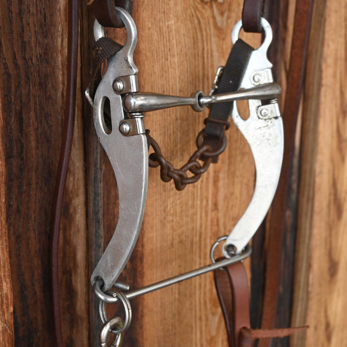 Quick Bit Snaffle Bridle Rig w/Single Ear Headstall