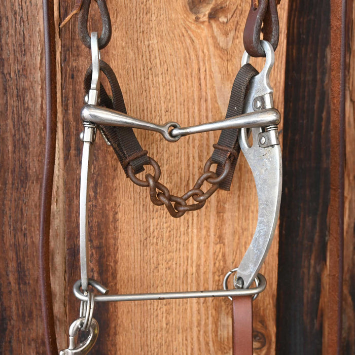 Quick Bit Snaffle Bridle Rig w/Single Ear Headstall
