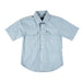 Roper Boy's Amarillo Stretch Turquoise Minicheck Pearl Snap Shirt KIDS - Boys - Clothing - Shirts - Short Sleeve Shirts Roper Apparel & Footwear