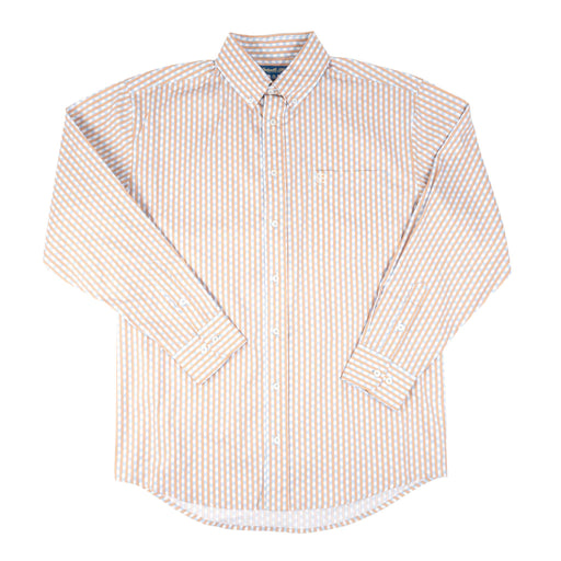 Panhandle Slim Men's Rust Aztec Stripe Button Down Shirt MEN - Clothing - Shirts - Long Sleeve Panhandle