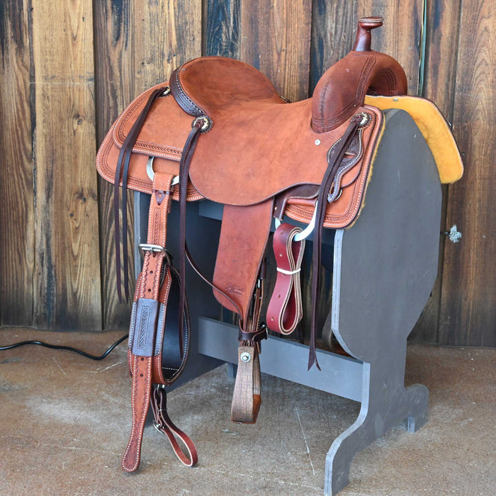 16" JEFF SMITH BUSTER WELCH RANCH CUTTER SADDLE