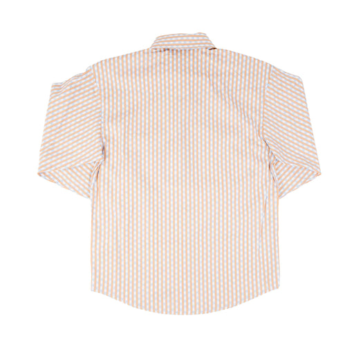 Panhandle Slim Boy's Rust Aztec Stripe Pearl Snap Shirt KIDS - Boys - Clothing - Shirts - Long Sleeve Shirts Panhandle