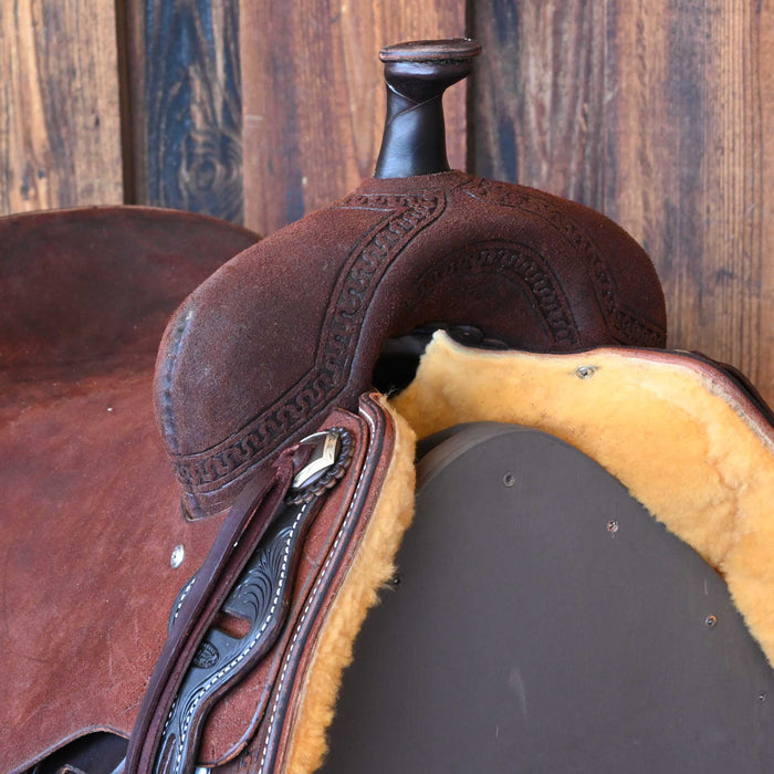 16" JEFF SMITH BUSTER WELCH RANCH CUTTER SADDLE