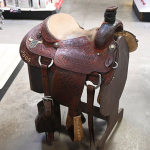 14.5" USED MARTIN TEAM ROPING SADDLE