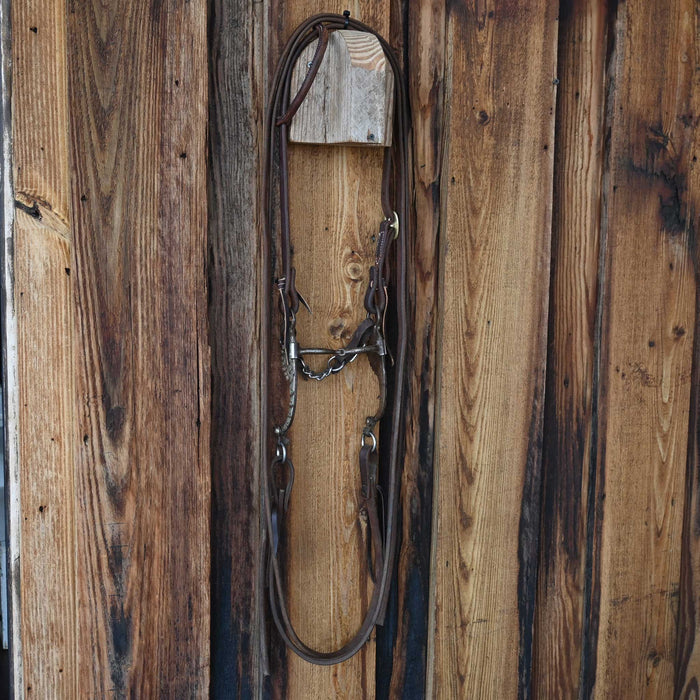 Smooth Snaffle Bridle Rig w/Single Ear Headstall