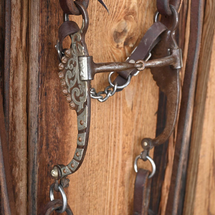 Smooth Snaffle Bridle Rig w/Single Ear Headstall