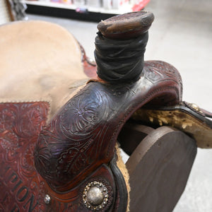 14.5" USED MARTIN TEAM ROPING SADDLE