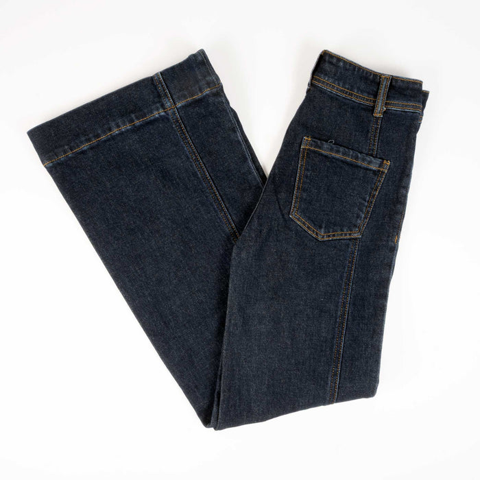 Stetson Women's High Rise Wide Leg Keystone Beltlop jean