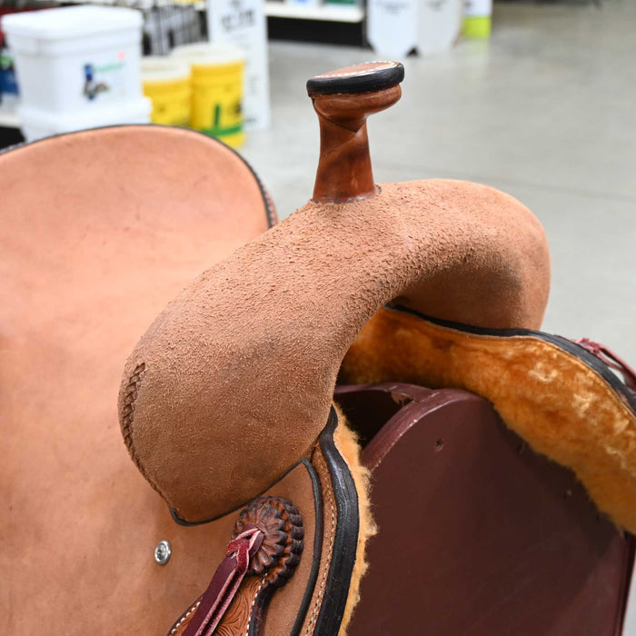 16" TESKEY'S PRO CUTTER RANCH CUTTER SADDLE
