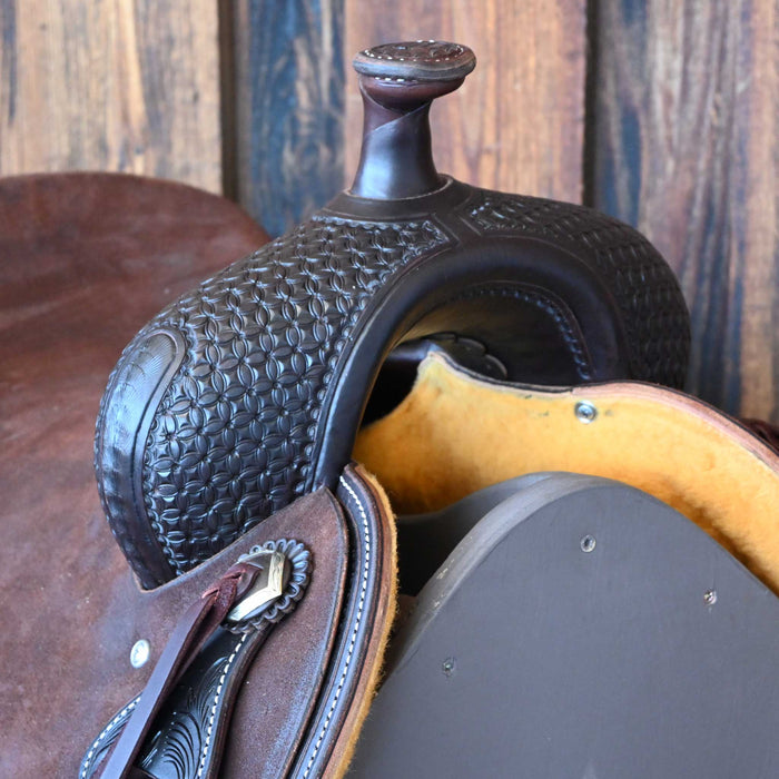 16.5" JEFF SMITH BUSTER WELCH RANCH CUTTER SADDLE