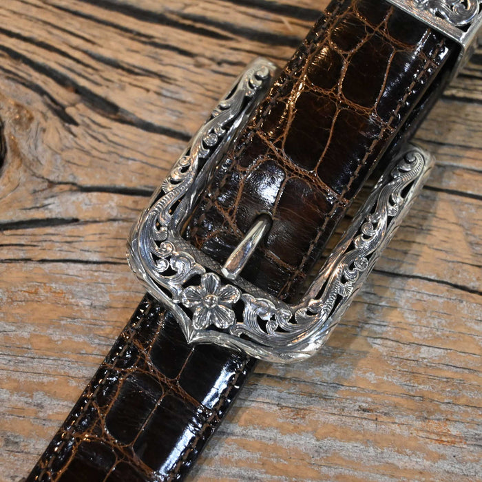 Harry Hudson 4pc. Filigree Belt Buckle Set
