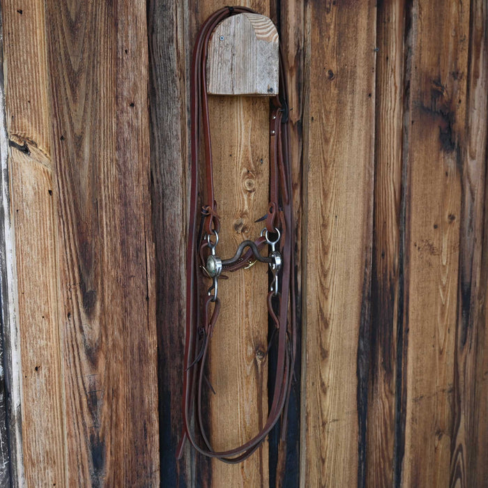 Trammell Solid Port Bridle Rig w/Split Ear Headstall
