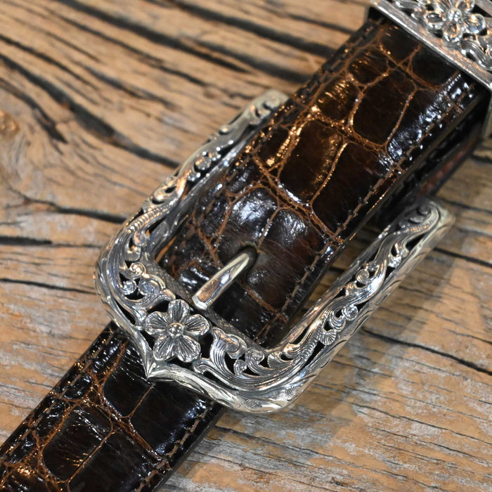 Harry Hudson 4pc. Filigree Belt Buckle Set