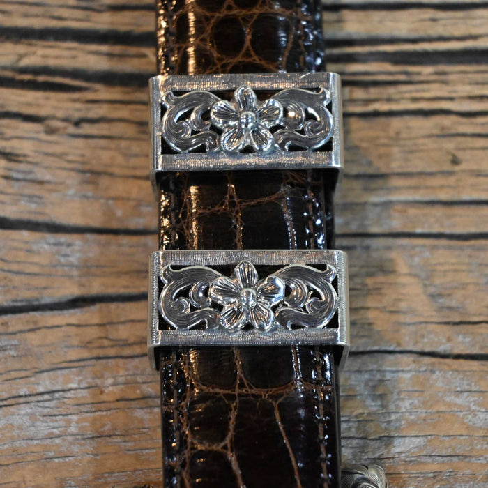 Harry Hudson 4pc. Filigree Belt Buckle Set