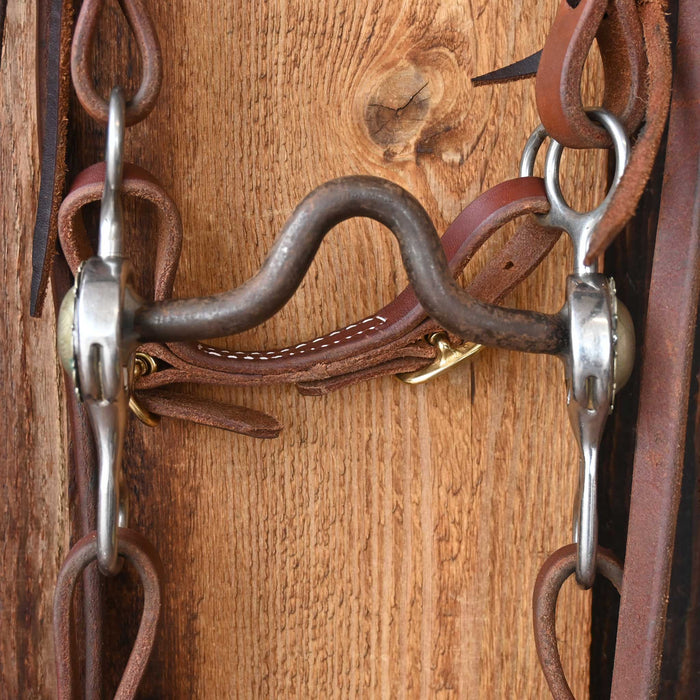 Trammell Solid Port Bridle Rig w/Split Ear Headstall