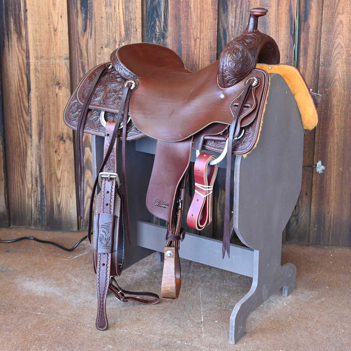 16.5" JEFF SMITH BUSTER WELCH RANCH CUTTER SADDLE