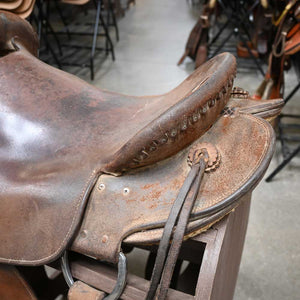 15.5" USED STOCKMAN RANCH SADDLE Saddles Stockman's   