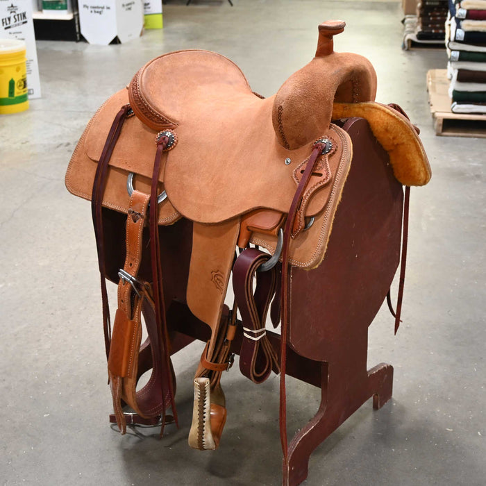 15.5" TESKEY'S PRO CUTTER RANCH CUTTER SADDLE